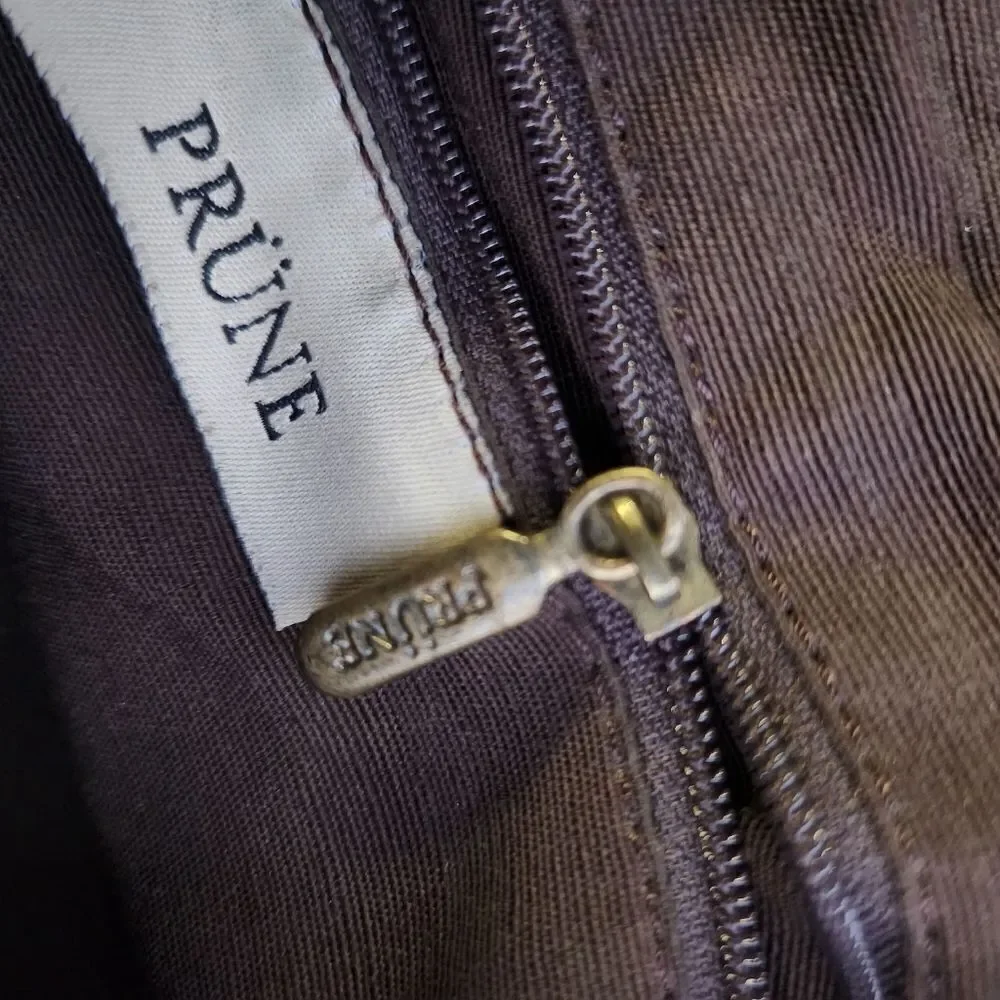 Prune real leather